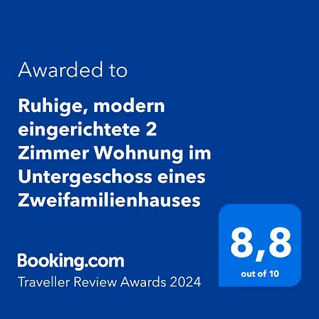 Ruhige, Modern Eingerichtete 2 Im Untergeschoss Eines Zweifamilienhauses Apartment *